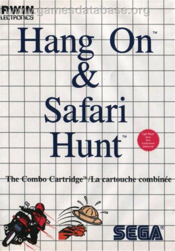 Cover Hang-On & Safari Hunt for Master System II